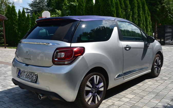 Citroen DS3 cena 23700 przebieg: 194500, rok produkcji 2013 z Pobiedziska małe 407